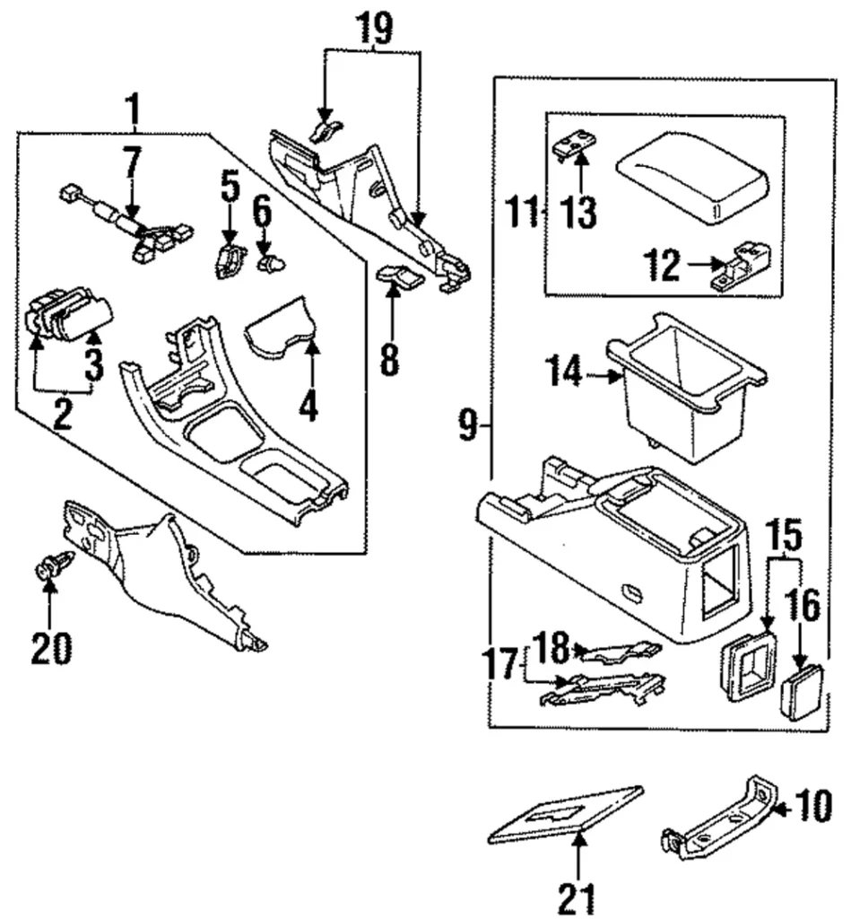 Cup Holder - Mazda (GA2K-64-360A)