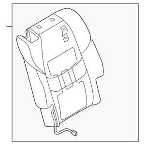 Seat Back Cover - Mazda (TS62-88-231-02)