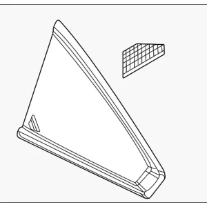 Quarter Glass - Mazda (DN4J-62-950)