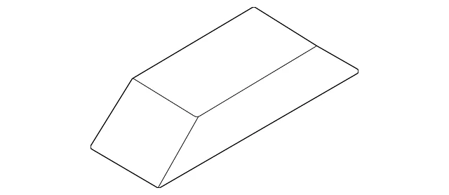 Lift Gate Glass Spacer - Mazda (BJT6-50-897)