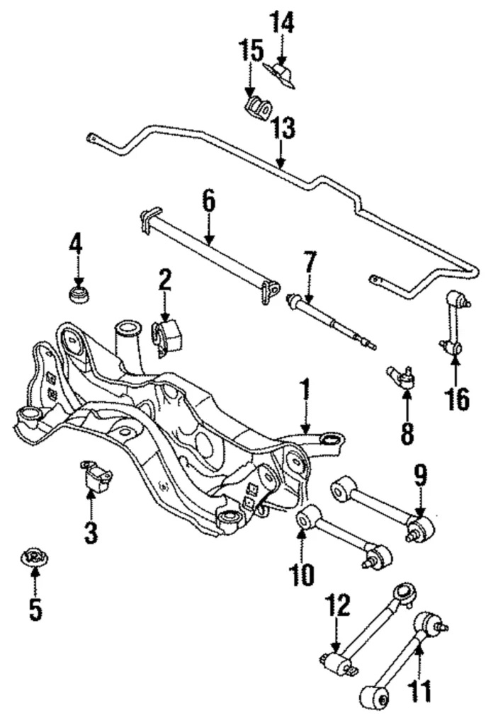Inner Tie Rod - Mazda (HG30-32-24XA)