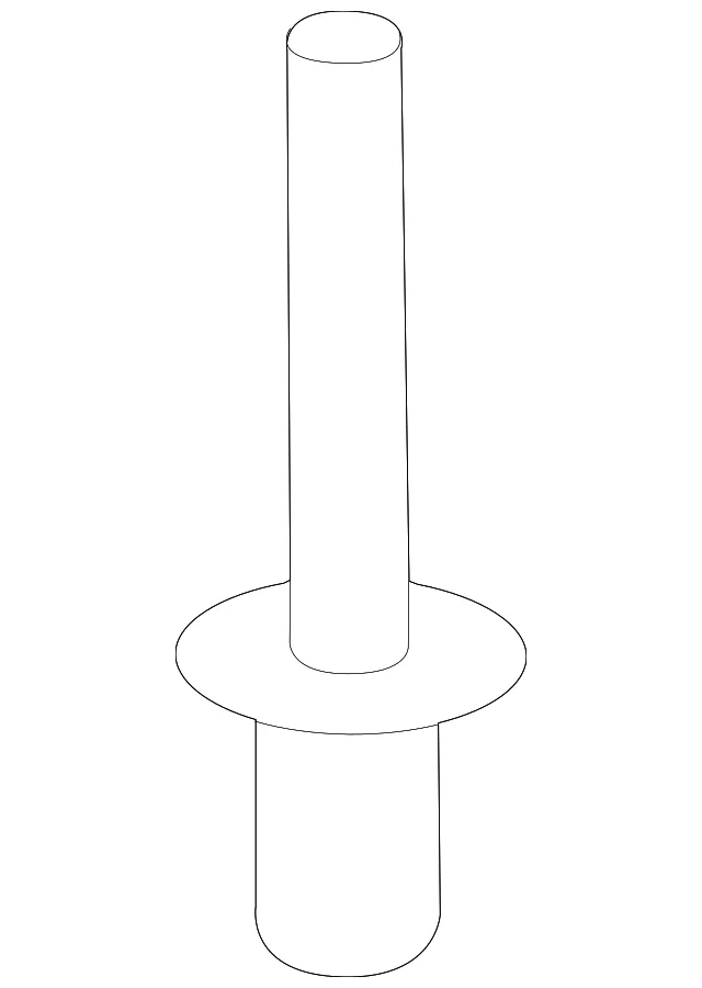 Lower Bracket Rivet - Mazda (TK49-50-355)