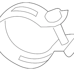 Resonator Clamp - Mazda (LFL5-13-736)