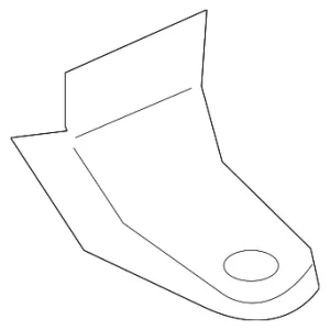 Duct Assembly Bracket - Mazda (N3H1-13-2C4)