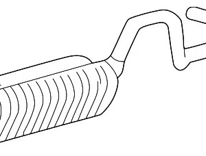 Exhaust Muffler - Mazda (1F73-40-500)