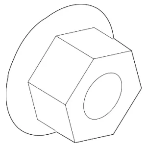 Window Regulator Nut - Mazda (BCJH-58-567)
