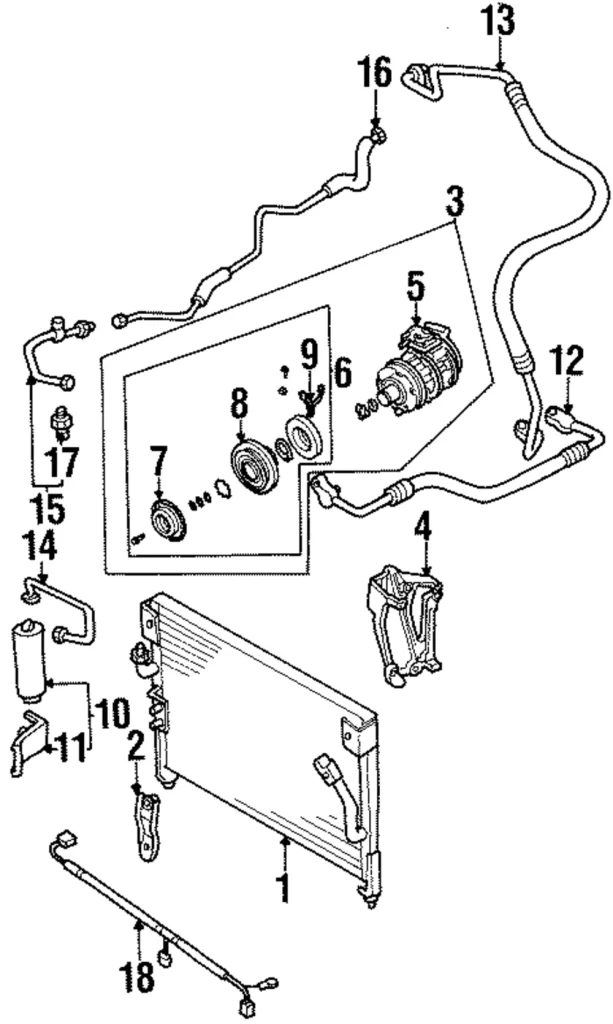 AC Line - Mazda (LB90-61-46ZB)