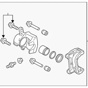 Caliper Assembly - Mazda (NFZ7-33-98Z)