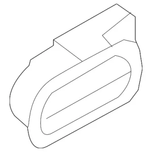 Handle, Inside - Mazda (GS1D-73-330D-02)