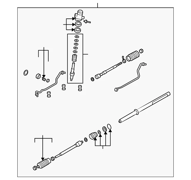 Steering Gear - Mazda (GP9A-32-110E)