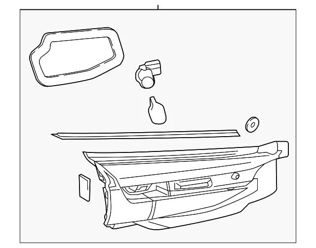 Backup Lamp Assembly - Mazda (TK50-51-3F0A)