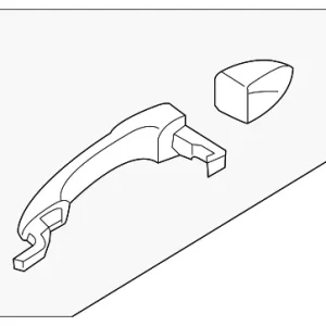 Handle, Outside - Mazda (GS1F-58-410H-67)