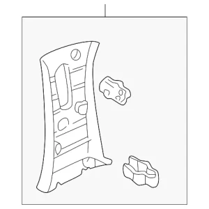 Upper Trim Panel - Mazda (LC62-68-250B-80)