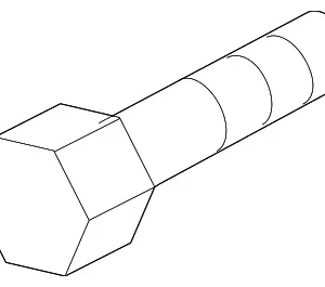 Tensioner Bolt - Mazda (9XF0-02-25X9-A)