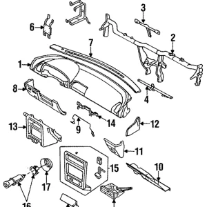 Trim Ring - Mazda (H260-66-241)