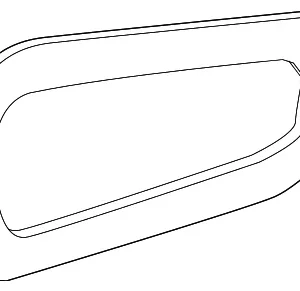 Backup Lamp Assembly Gasket - Mazda (B45C-51-3H8)