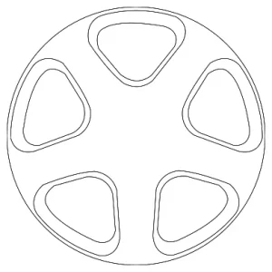 Wheel, Alloy - Mazda (9965-35-6060)