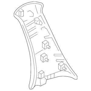 Upper Pillar Trim - Mazda (ZZCA-69-240-32)