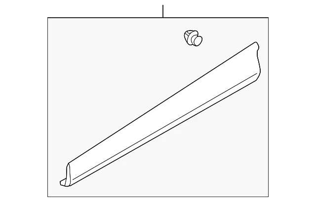 Lower Molding - Mazda (KPG2-51-RBX-SY)