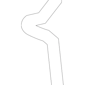 Lower Return Hose - Mazda (ZZCA-15-277)