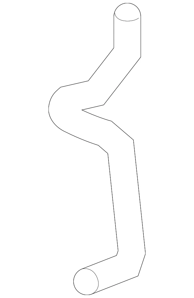 Lower Return Hose - Mazda (ZZCA-15-277)
