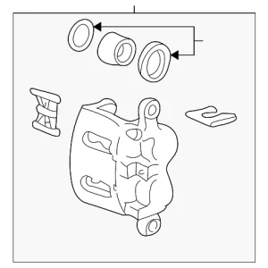 Caliper - Mazda (1F80-33-990R-00)