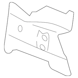 Dash Panel Lower Bracket - Mazda (D651-53-342)
