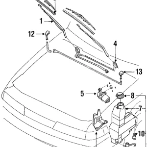 Wiper Transmission - Mazda (GJ83-67-360)