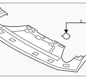 Lower Deflector - Mazda (GRF2-50-0S0A)