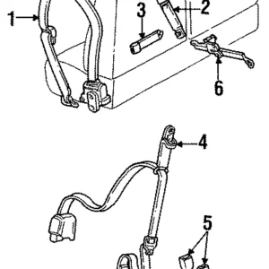 Buckle - Mazda (ZZL1-57-720A)
