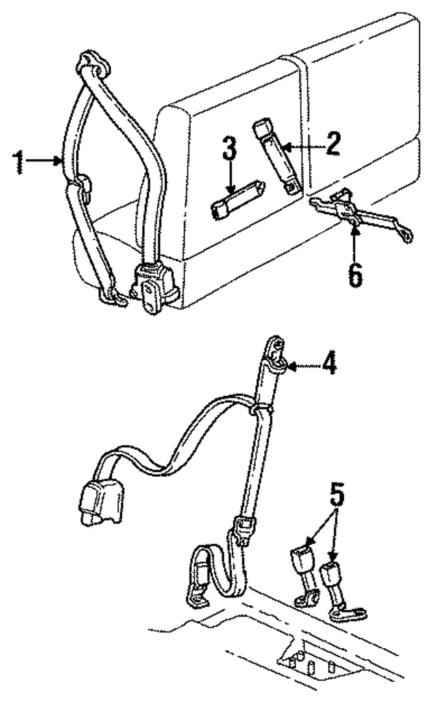 Buckle - Mazda (ZZL1-57-920)
