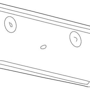 License Frame - Mazda (1F20-50-362)