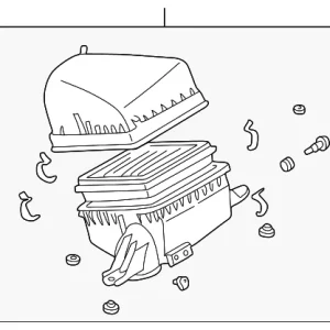 Air Cleaner Assembly - Mazda (KL47-13-320D)