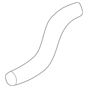 Center Return Hose - Mazda (EC01-32-684)