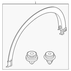 Wheel Opening Molding - Mazda (KPG1-51-W20)