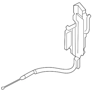 Convertible Top Lock Pad - Mazda (N248-R1-3E0)