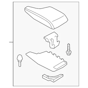 Armrest Assembly - Mazda (BABF-64-450-02)