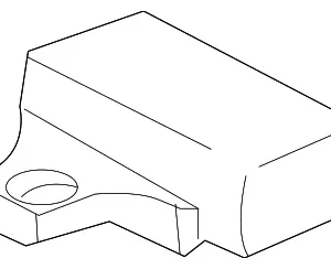 Engine Cross-Member Damper - Mazda (B25F-39-970)