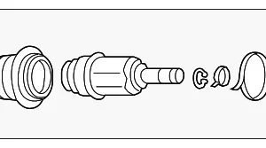 Inner Cv Joint - Mazda (RD00-22-520)