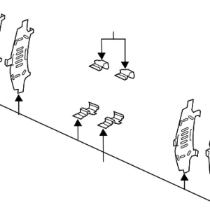 Brake Pads Mount Kit - Mazda (L2Y6-33-29Z)
