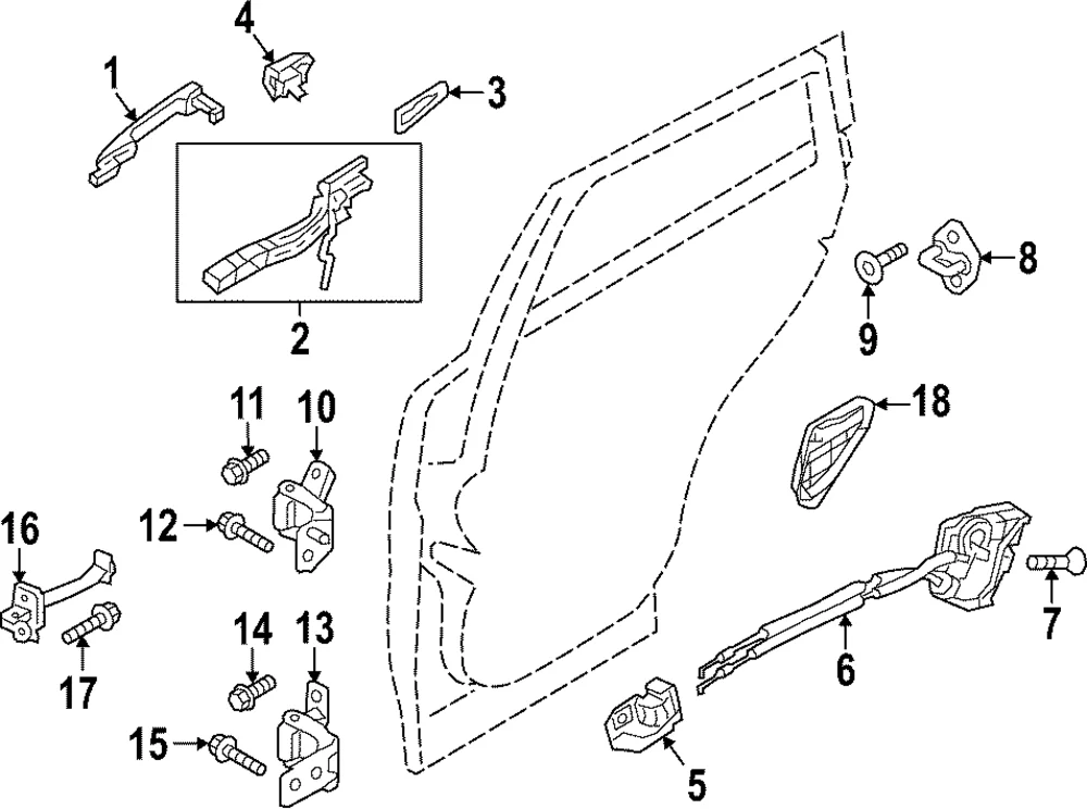 Door Check - Mazda (VA40-72-270)