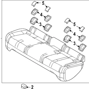 Cushion Assembly - Mazda (DDAL-57-200-1B)