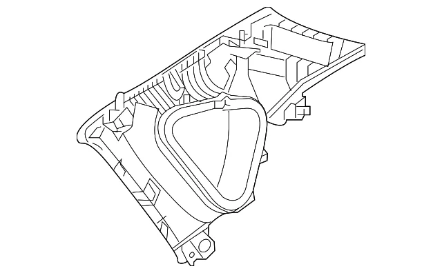 Upper Quarter Trim - Mazda (KB7W-68-260B-02)