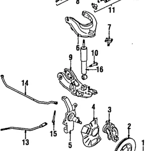 Upper Control Arm - Mazda (UB39-34-210A)
