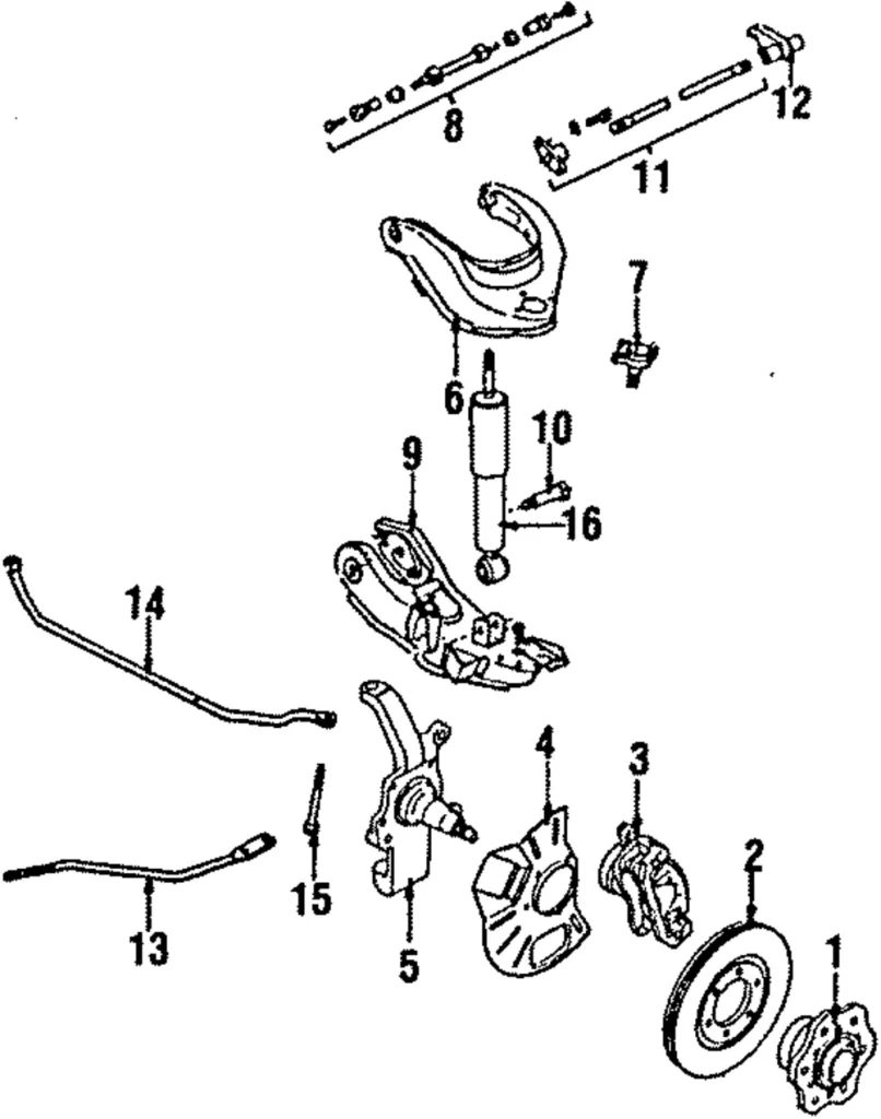 Caliper - Mazda (UBY9-33-98ZR)