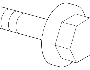 Steering Wheel Bolt - Mazda (9XG0-53-170K)