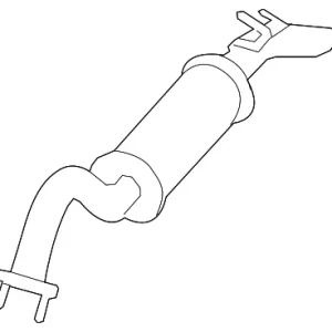 Resonator W/Pipe - Mazda (ZZDA-40-200)