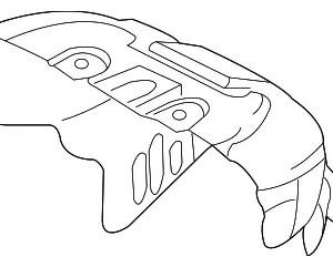 Exhaust Manifold Heat Shield - Mazda (ZZD1-13-390A)