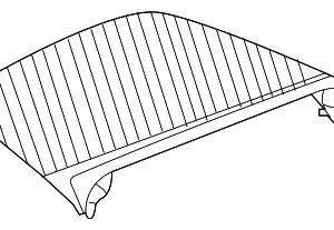 Speaker Grille - Mazda (DGH9-55-530-02)