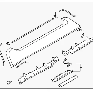 Spoiler Assembly - Mazda (BR5V-51-960D-08)
